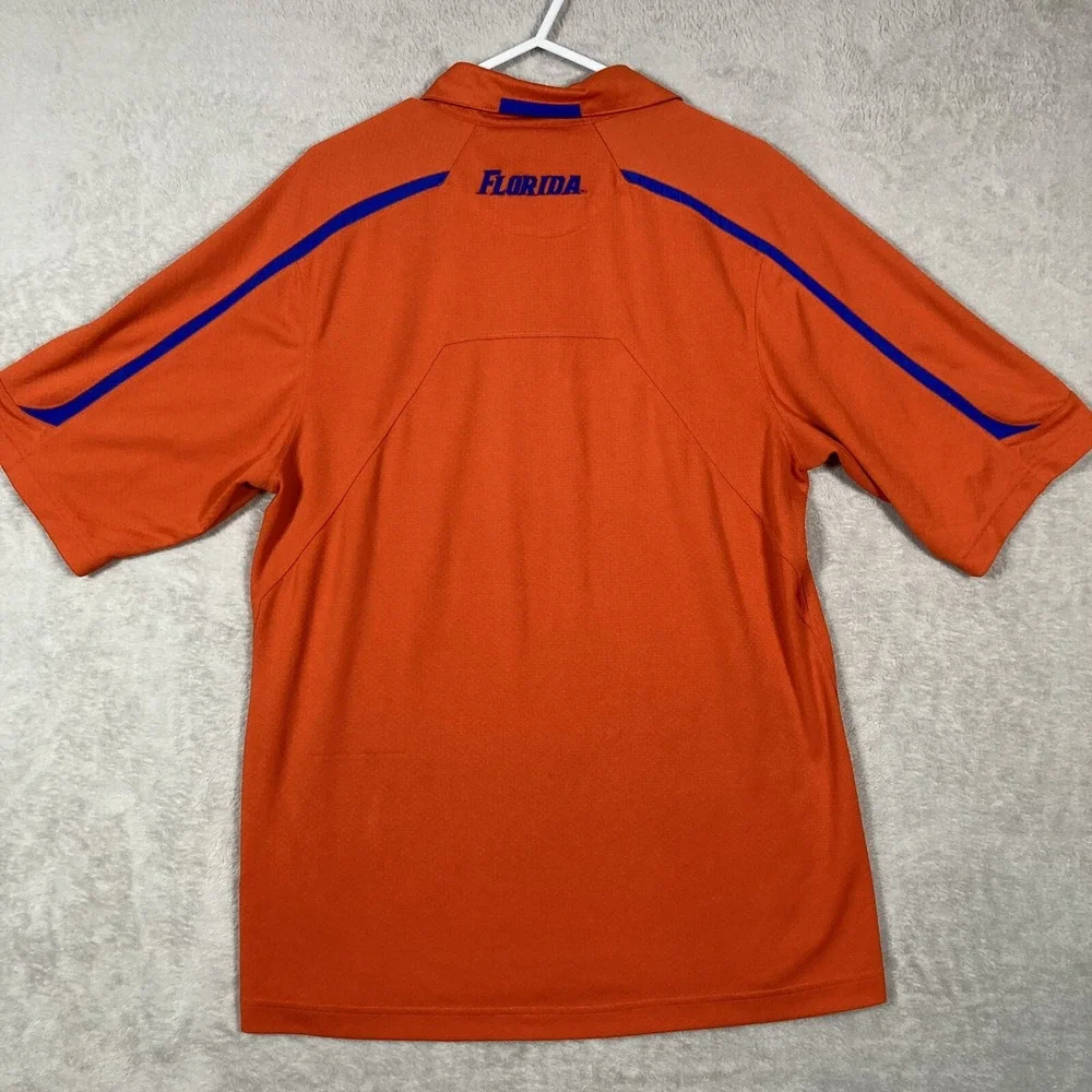 Nike Polo Shirt Mens S Orange‎ Florida Gators Nike Fit Dry Athletic Gameday